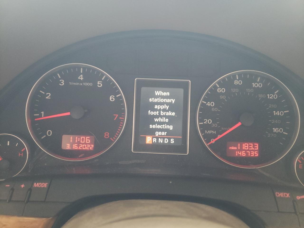 Foto 8 de la subasta – 2007 AUDI A4 3.2 QUA con VIN WAUDH78E37A154593