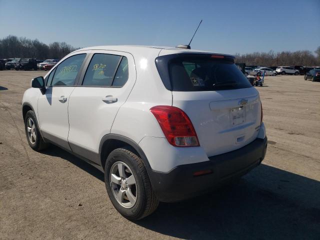 Photo 3 from auction – 2016 CHEVROLET TRAX LS with VIN 3GNCJNSBXGL270993