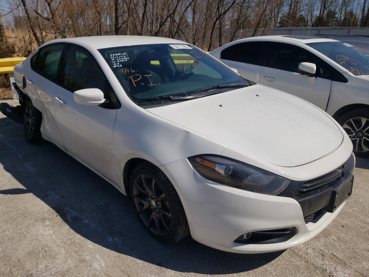 DODGE DART SXT S 2016 with VIN 1C3CDFFA1GD796169 - Photo from auction