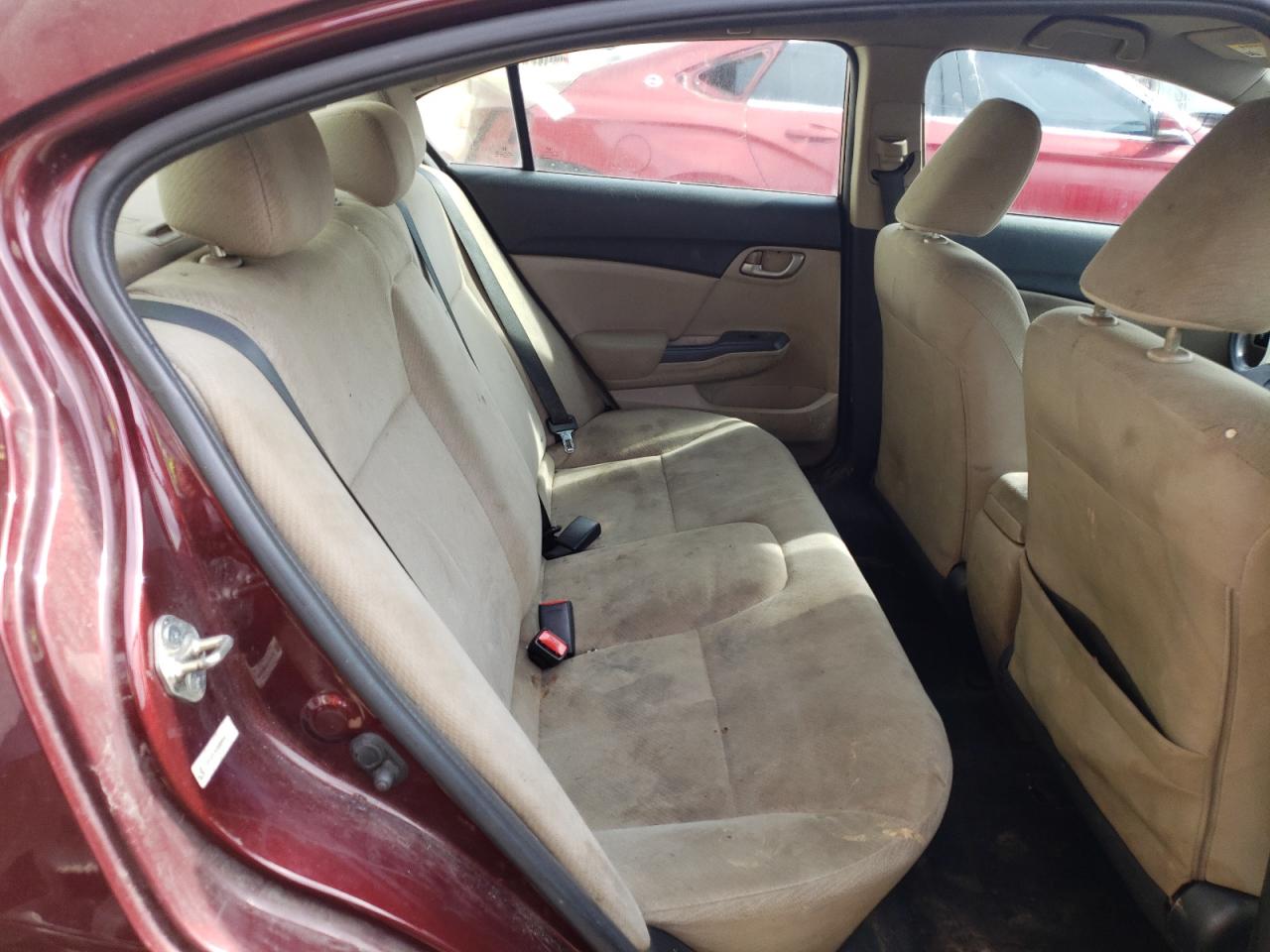 Photo 6 from auction – 2013 HONDA CIVIC LX with VIN 19XFB2F5XDE039565