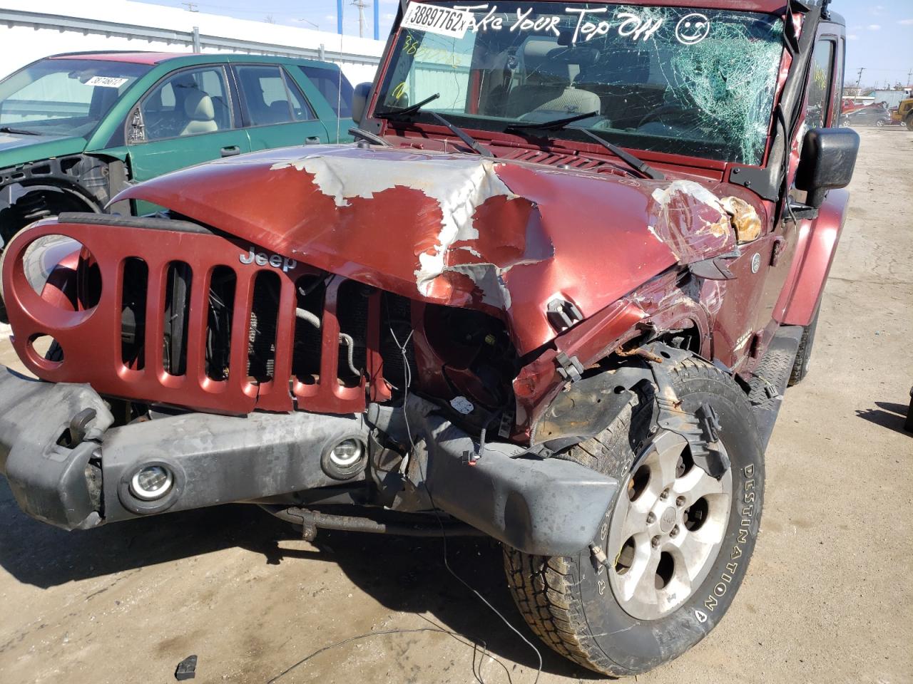 Photo 9 from auction – 2007 JEEP WRANGLER S with VIN 1J4FA54117L108914