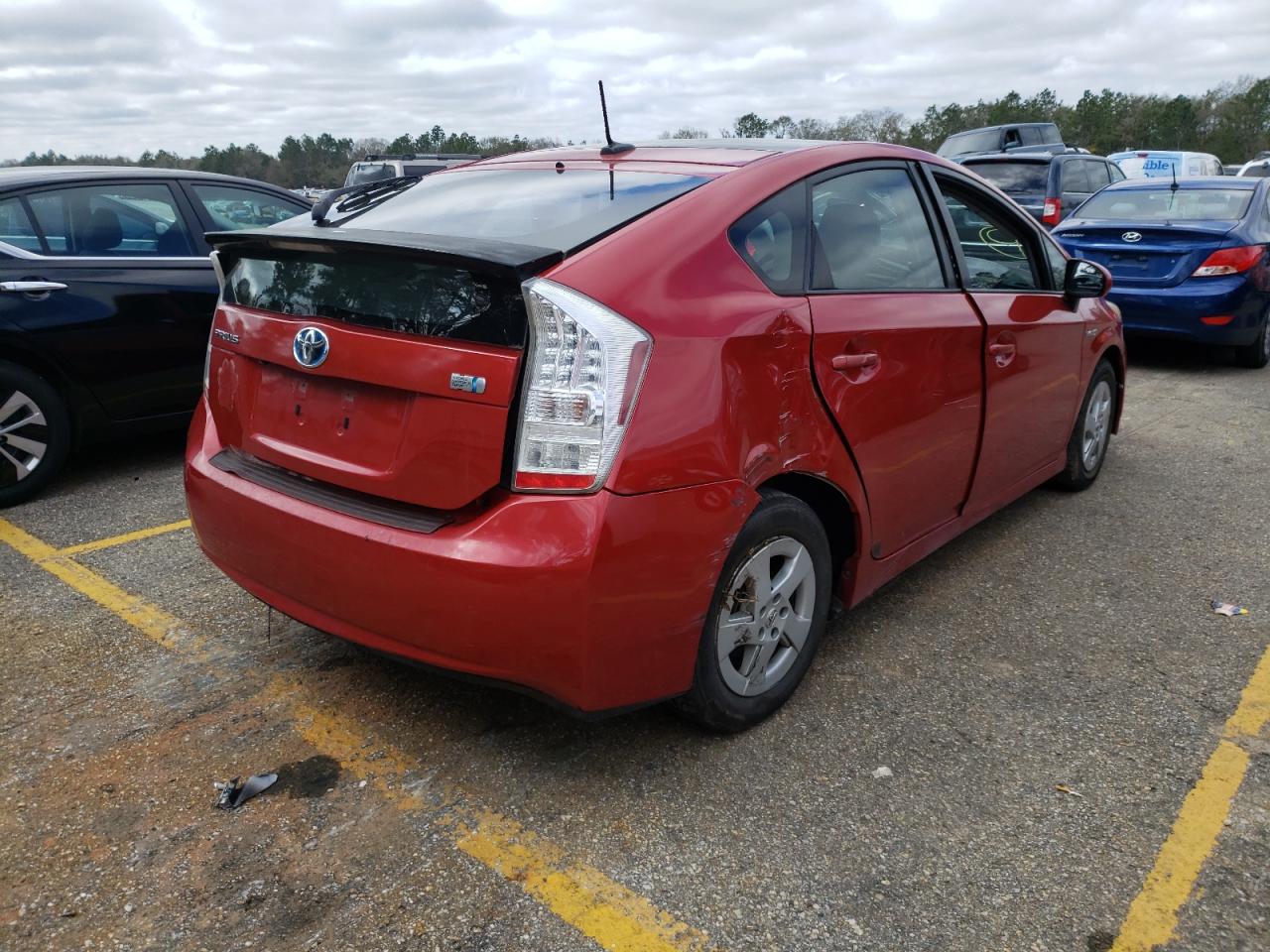 Photo 4 from auction – 2010 TOYOTA PRIUS with VIN JTDKN3DUXA0191727