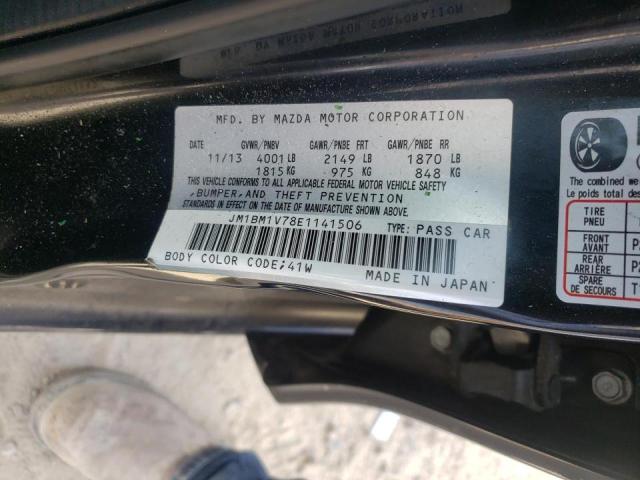 Photo 10 from auction – 2014 MAZDA 3 TOURING with VIN JM1BM1V78E1141506