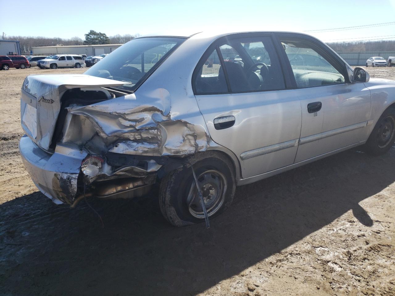 Photo 9 from auction – 2003 HYUNDAI ACCENT GL with VIN KMHCG45C83U494264