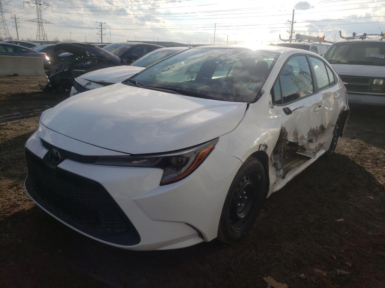 Photo 2 from auction – 2021 TOYOTA COROLLA LE with VIN 5YFEPMAE7MP247725