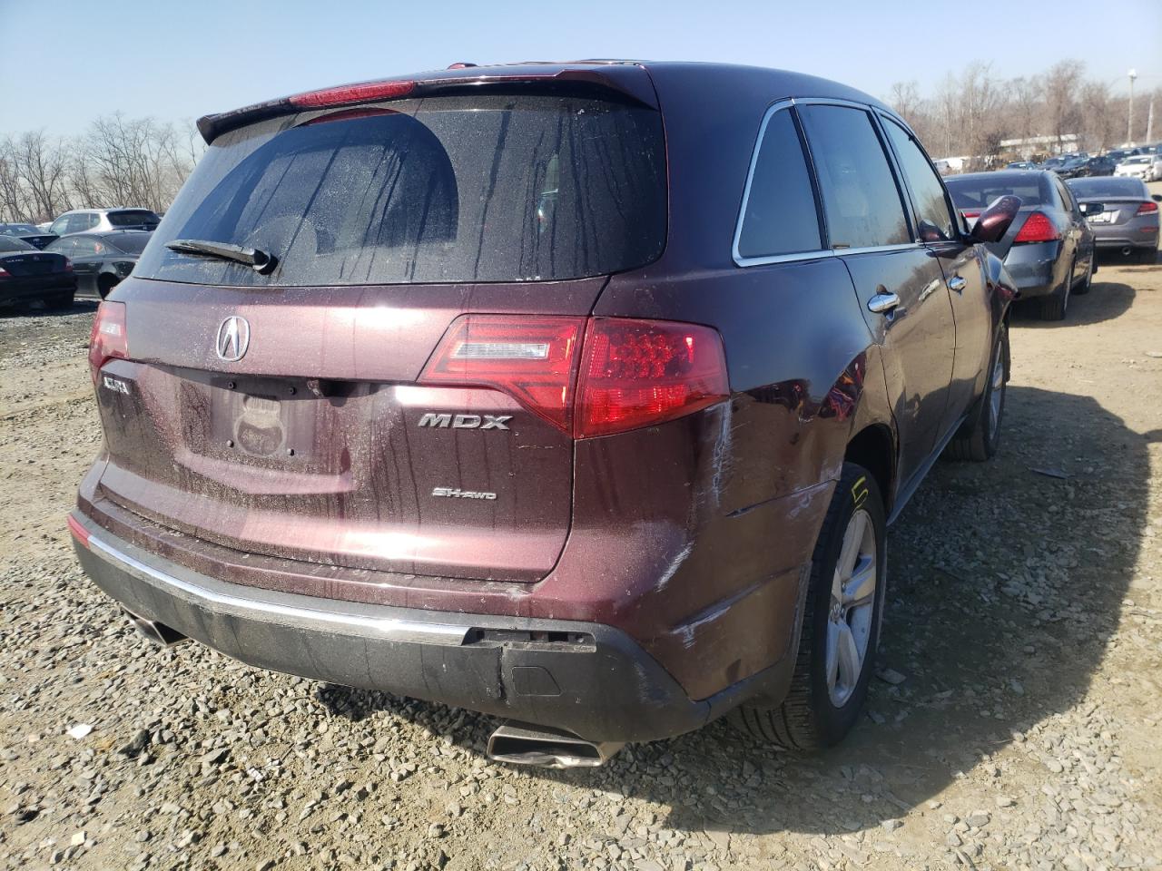 Photo 4 from auction – 2011 ACURA MDX TECHNO with VIN 2HNYD2H69BH536420