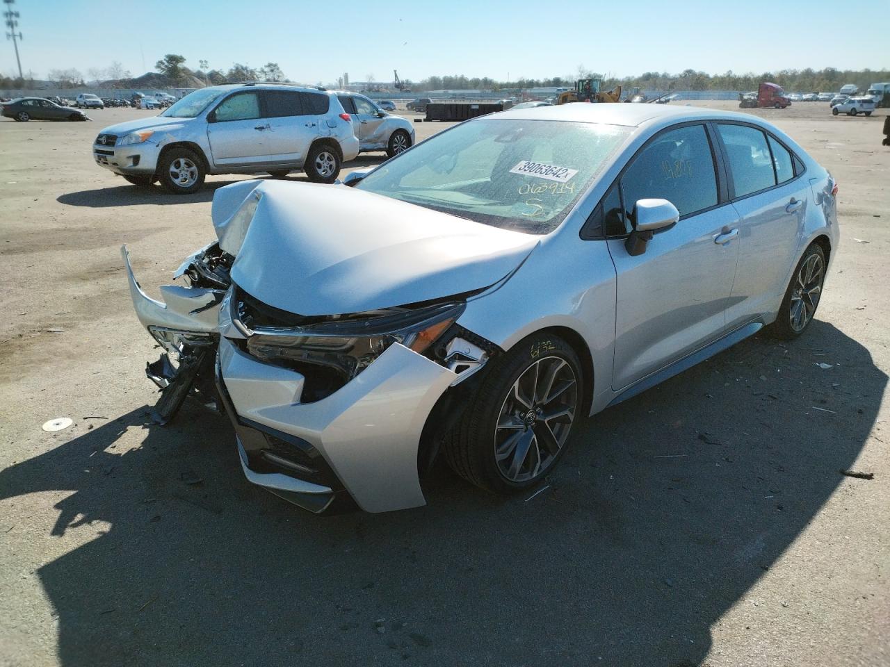Photo 1 from auction – 2021 TOYOTA COROLLA SE with VIN 5YFS4MCE9MP063914