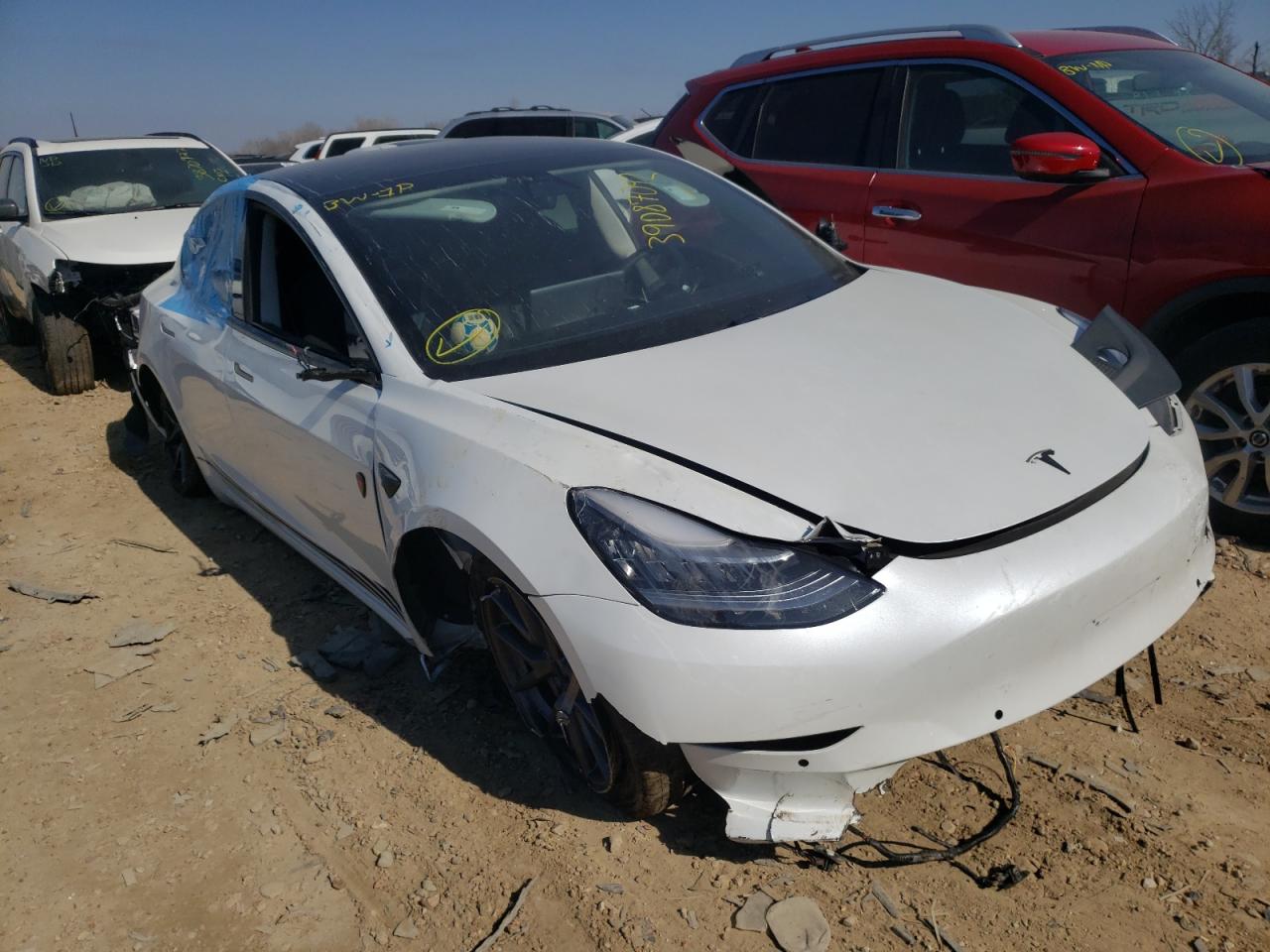 TESLA MODEL 3 2021 with VIN 5YJ3E1EA5MF854298 - Photo from auction