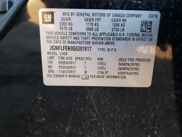 صورة رقم 10 من المزاد - 2016 CHEVROLET EQUINOX مع VIN 2GNFLFEK8G6281617