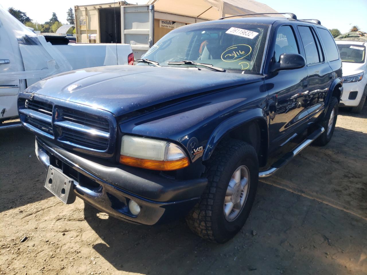 Photo 2 from auction – 2000 DODGE DURANGO with VIN 1B4HS28N8YF218900