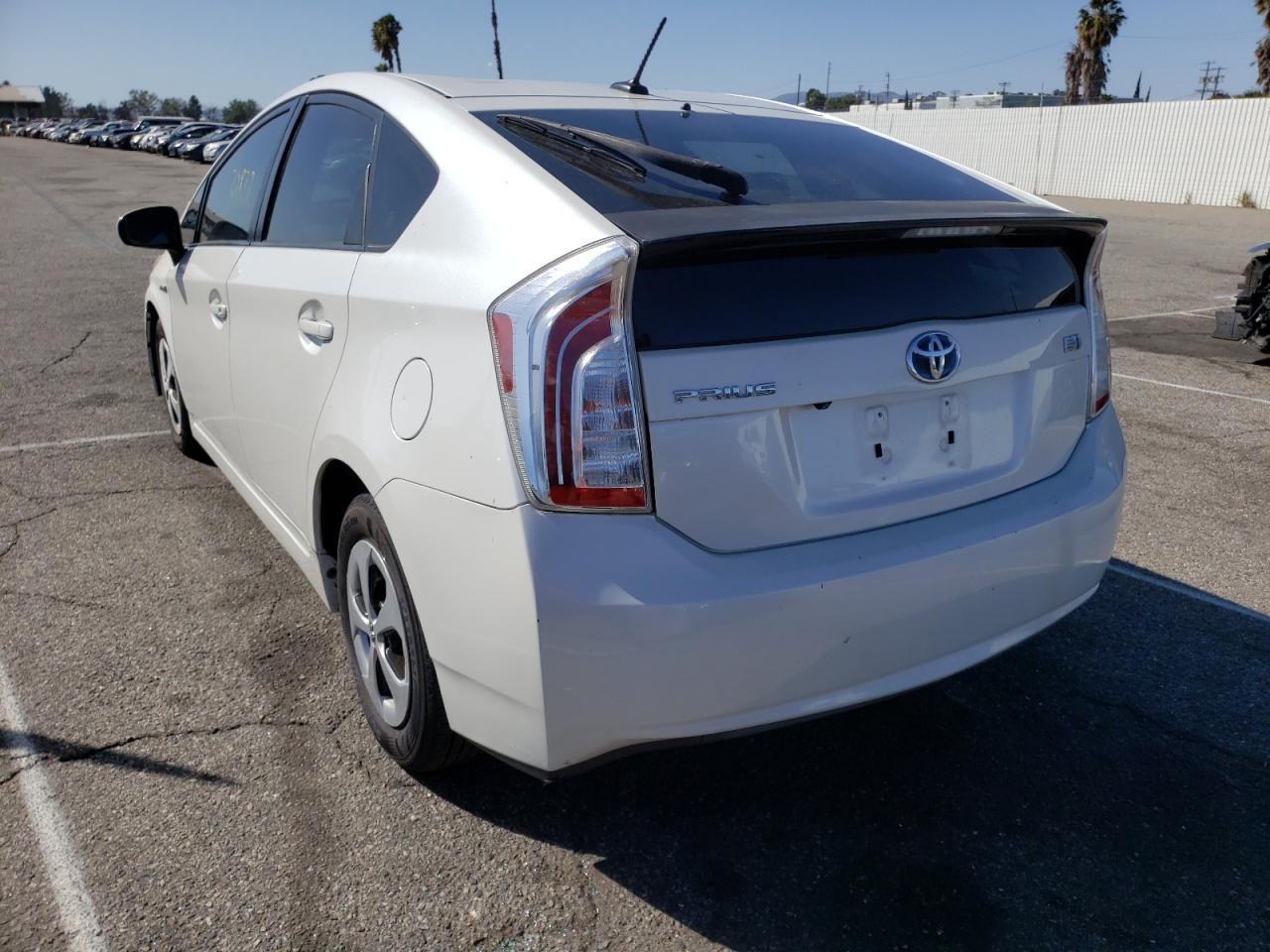 Photo 3 from auction – 2014 TOYOTA PRIUS with VIN JTDKN3DU1E0372026