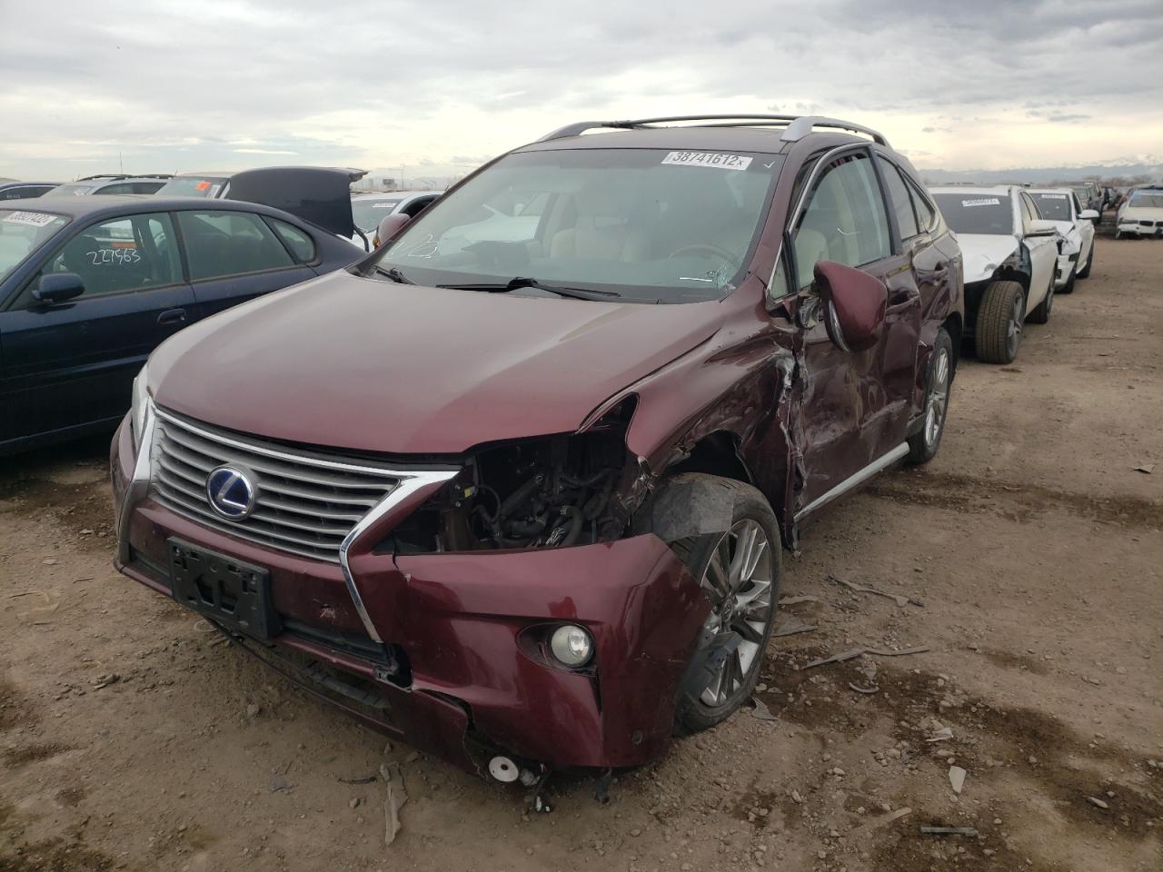 Photo 2 from auction – 2013 LEXUS RX 450 with VIN JTJBC1BA4D2445022