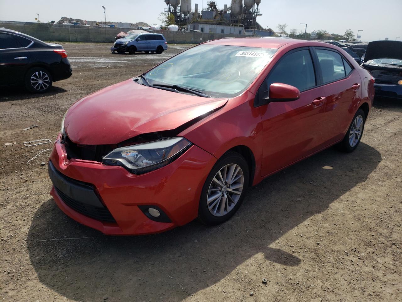 Photo 2 from auction – 2014 TOYOTA COROLLA L with VIN 5YFBURHEXEP115669