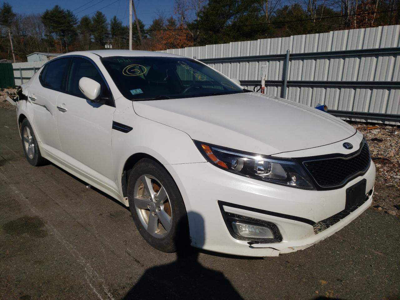 KIA OPTIMA LX 2014 with VIN KNAGM4A70E5478495 - Photo from auction