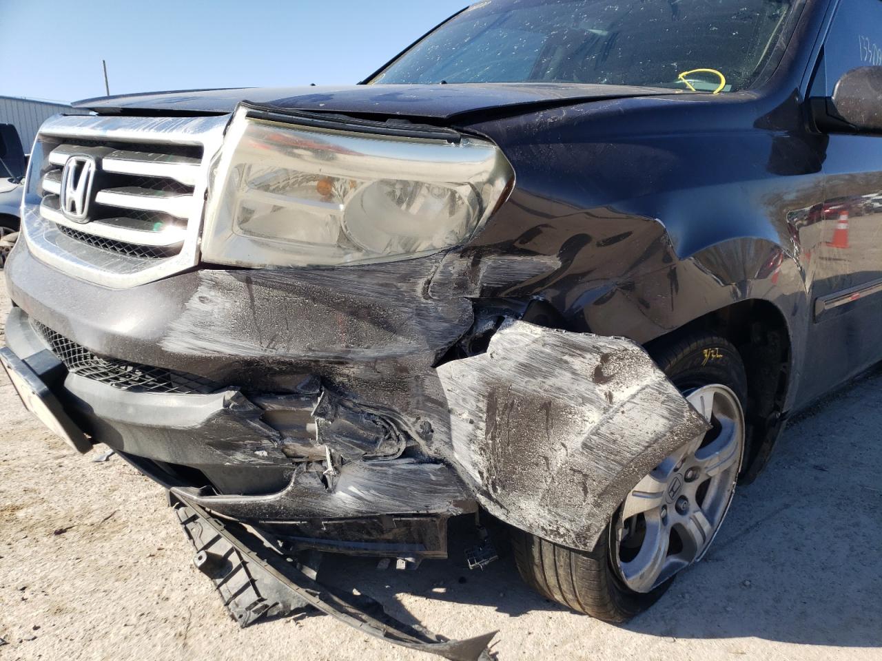 Photo 9 from auction – 2012 HONDA PILOT EXL with VIN 5FNYF4H54CB008200