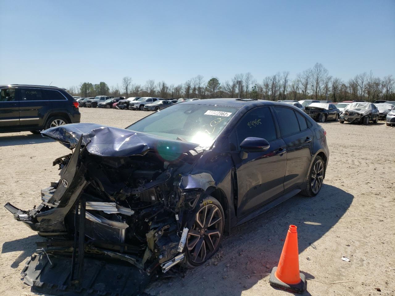 Photo 2 from auction – 2020 TOYOTA COROLLA SE with VIN 5YFS4RCE2LP044522