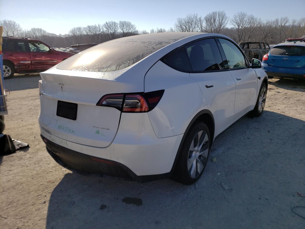 Photo 4 from auction – 2021 TESLA MODEL Y with VIN 5YJYGDEE9MF185263