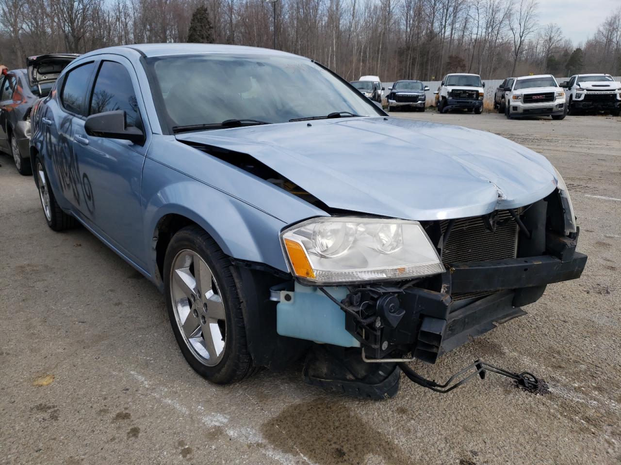 DODGE AVENGER SE 2013 with VIN 1C3CDZAB1DN675911 - Photo from auction