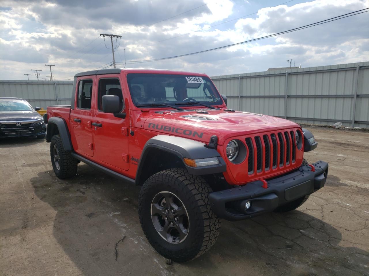 JEEP GLADIATOR 2020 with VIN 1C6JJTBG2LL183750 - Photo from auction