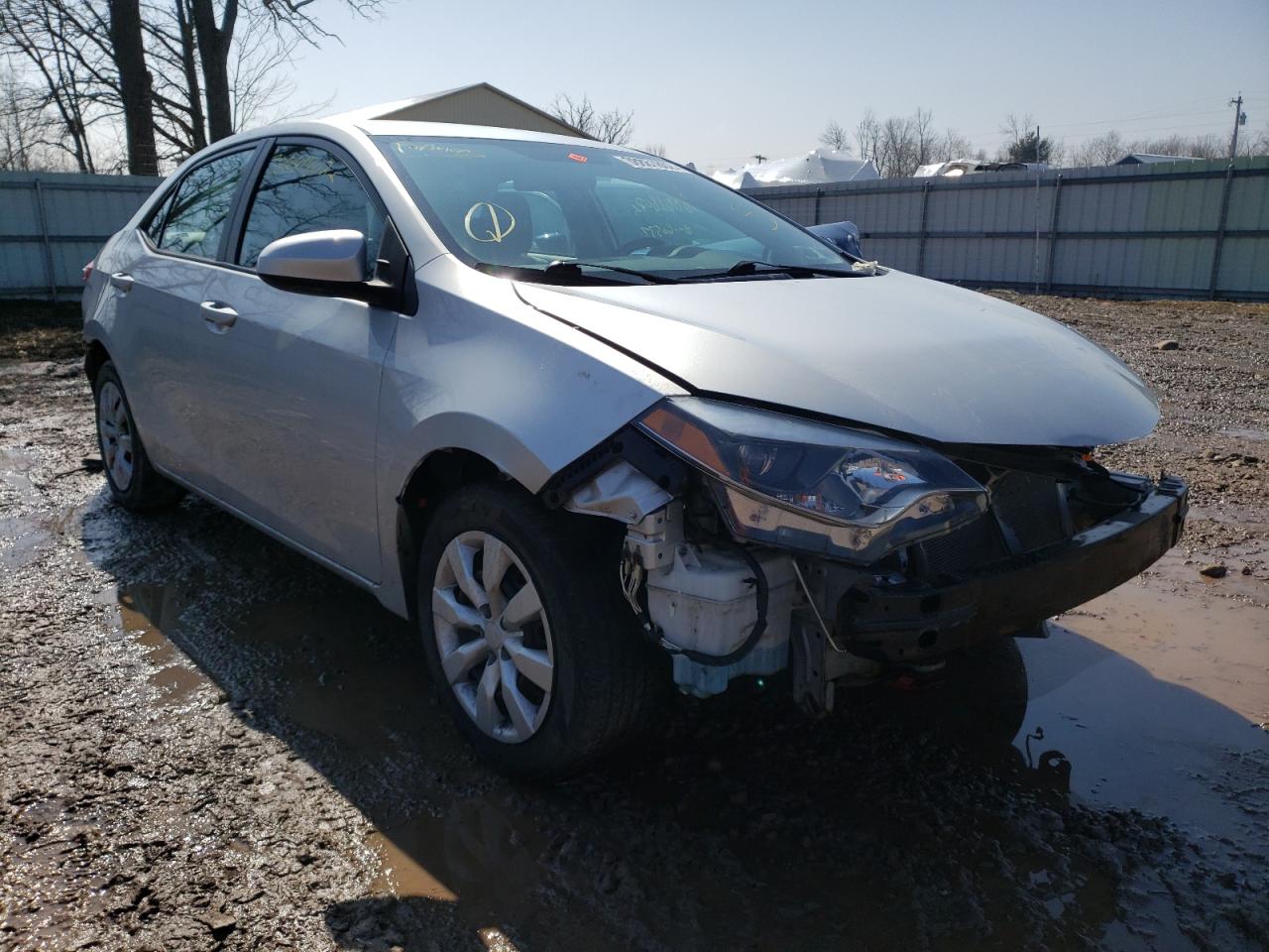 TOYOTA COROLLA L 2015 with VIN 2T1BURHE6FC446038 - Photo from auction