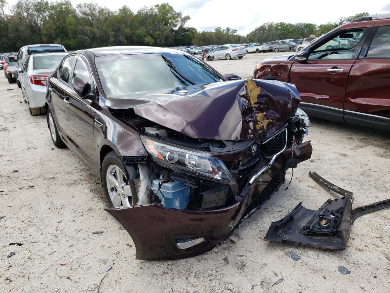 KIA OPTIMA LX 2015 with VIN 5XXGM4A7XFG489990 - Photo from auction