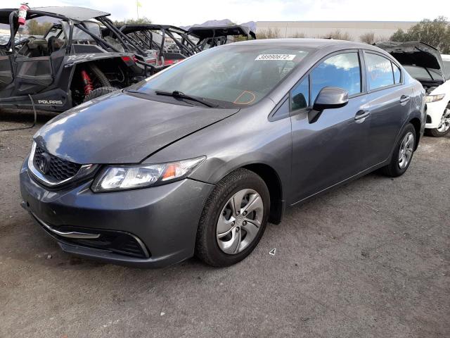 Photo 2 from auction – 2013 HONDA CIVIC with VIN 19XFB2F52DE291245