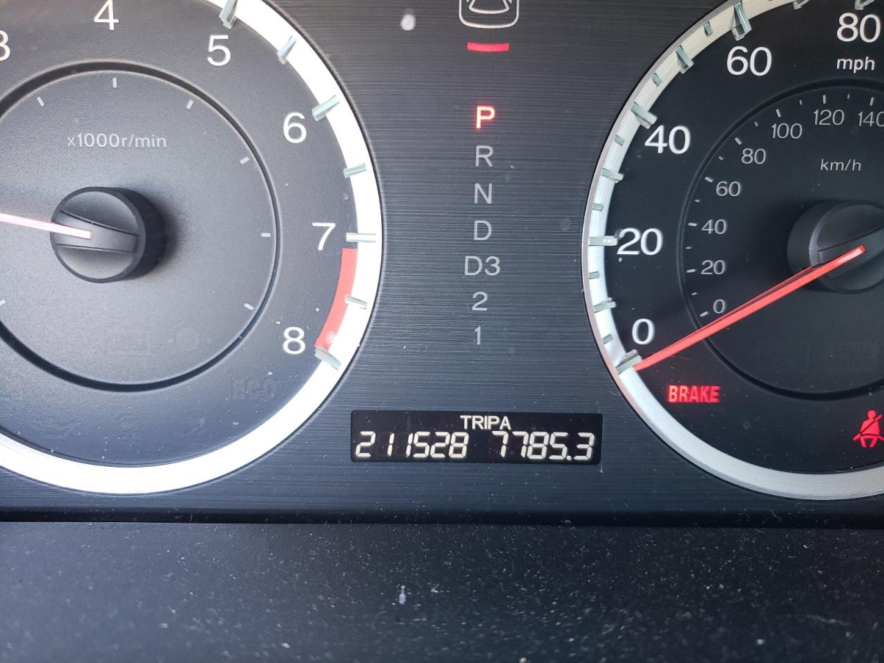 Photo 8 from auction – 2012 HONDA ACCORD EX with VIN 1HGCP2F73CA013690