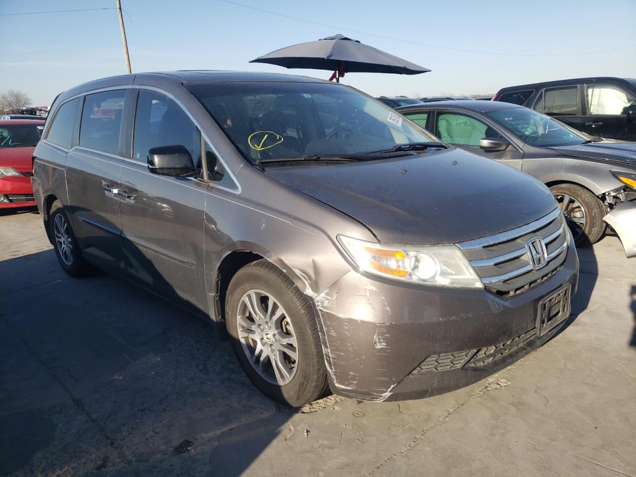 HONDA ODYSSEY EX 2012 with VIN 5FNRL5H63CB090660 - Photo from auction