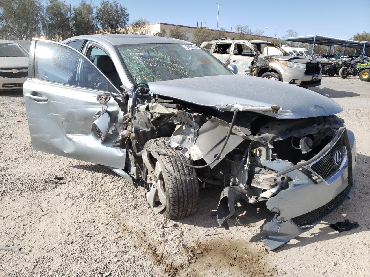 LEXUS IS 250 2007 with VIN JTHBK262172027471 - Photo from auction