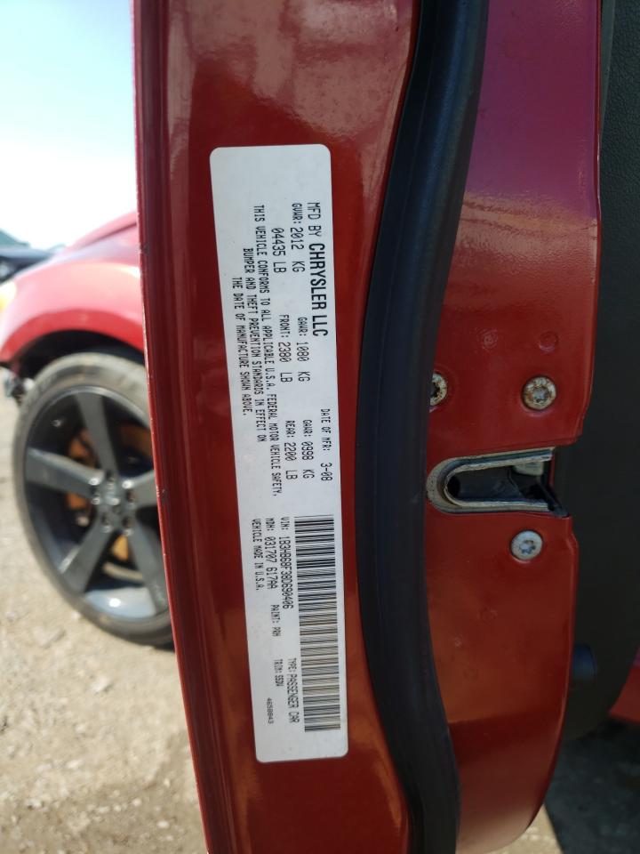 Photo 10 from auction – 2008 DODGE CALIBER SR with VIN 1B3HB68F38D690406