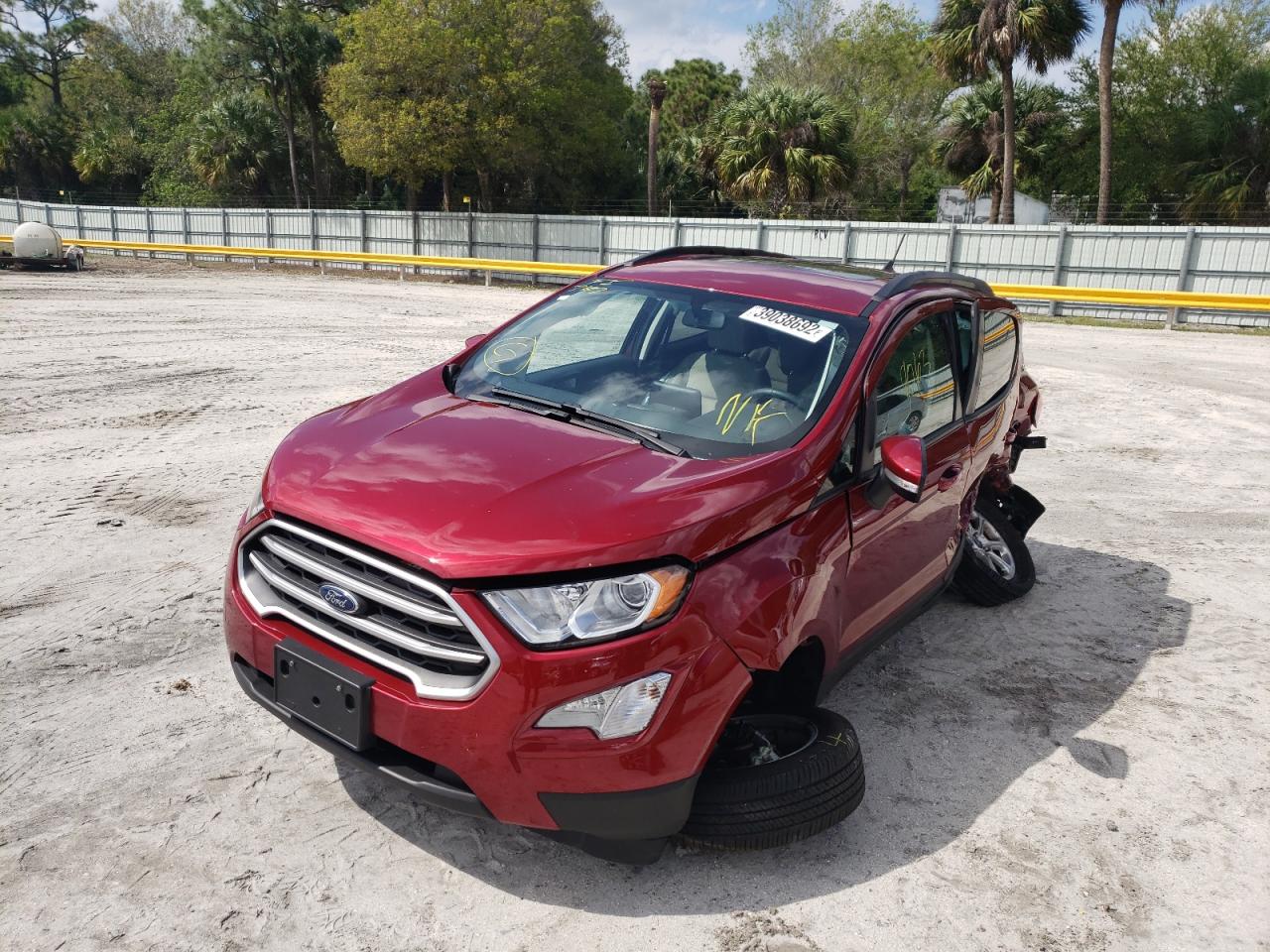 Photo 2 from auction – 2020 FORD ECOSPORT S with VIN MAJ3S2GE2LC335189