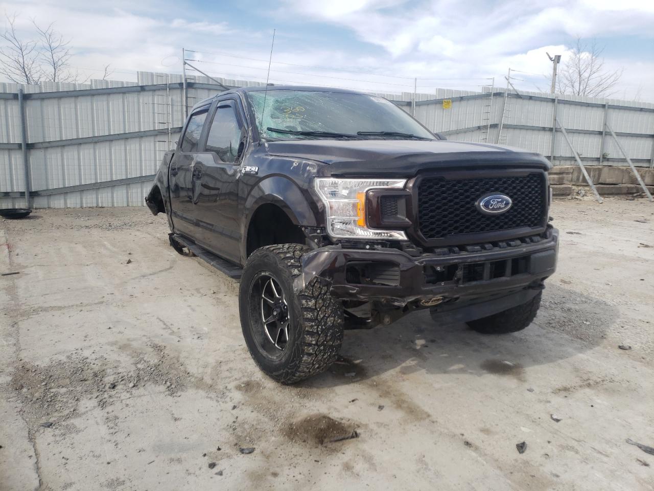 FORD F150 SUPER 2018 with VIN 1FTEW1EP1JFC70515 - Photo from auction