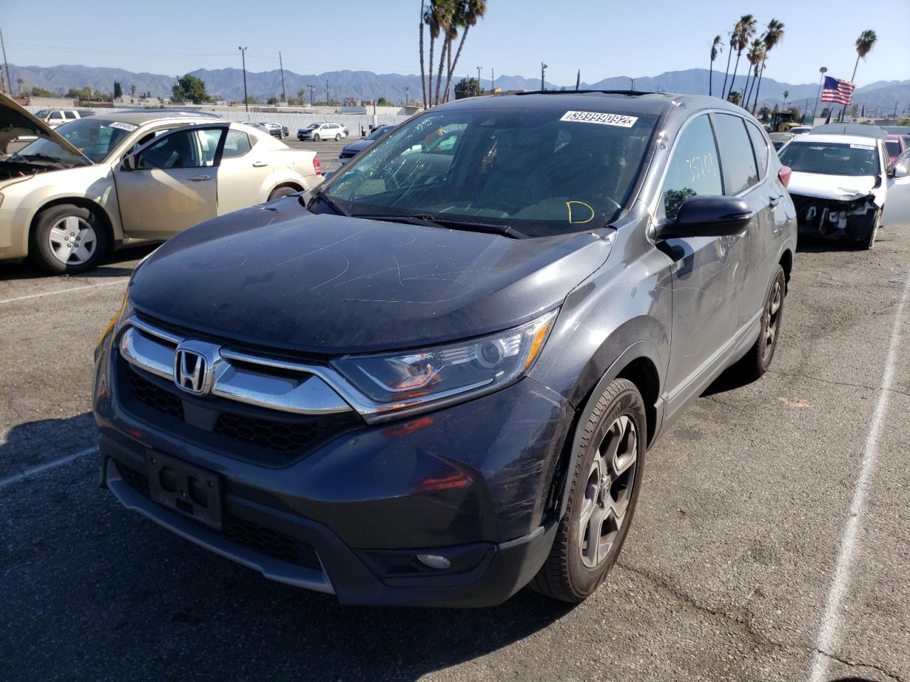 Photo 2 from auction – 2019 HONDA CR-V EXL with VIN 7FARW2H87KE046476