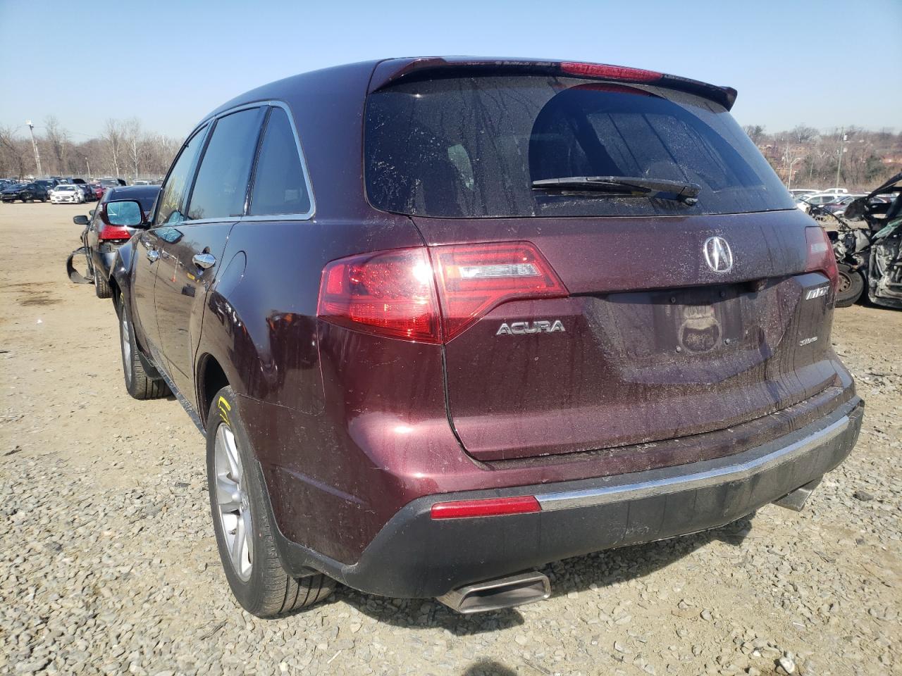 Photo 3 from auction – 2011 ACURA MDX TECHNO with VIN 2HNYD2H69BH536420