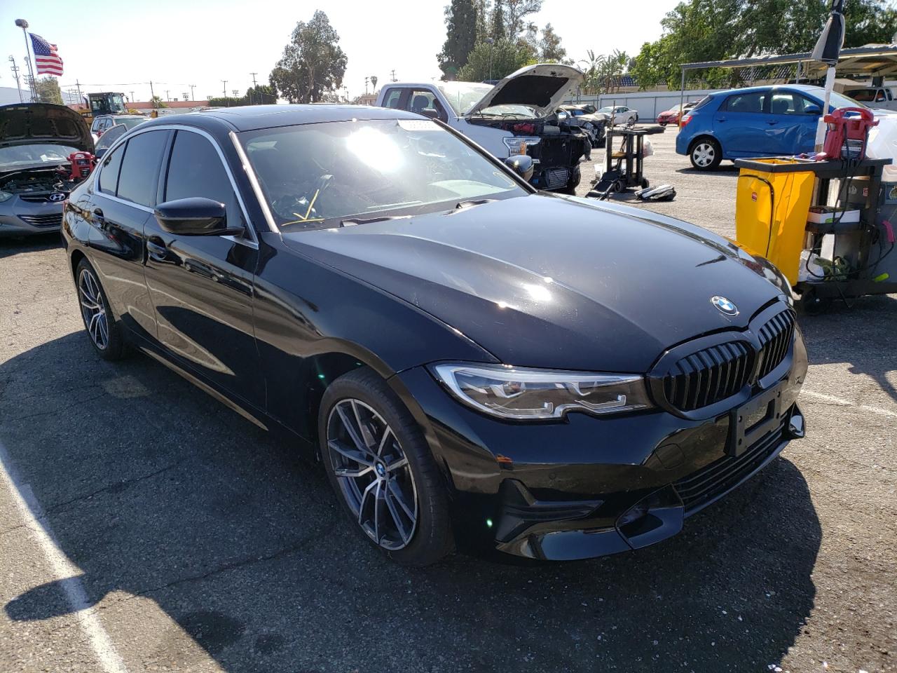 BMW 330I 2021 with VIN 3MW5R1J02M8C10091 - Photo from auction