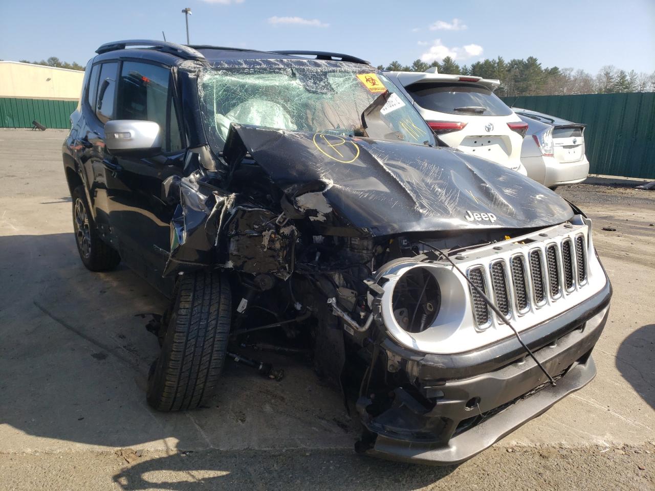 JEEP RENEGADE L 2017 with VIN ZACCJBDB8HPE48753 - Photo from auction