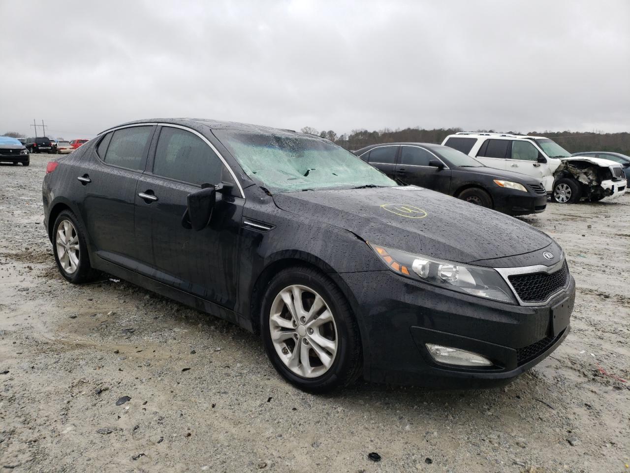 KIA OPTIMA LX 2013 with VIN 5XXGM4A76DG195306 - Photo from auction