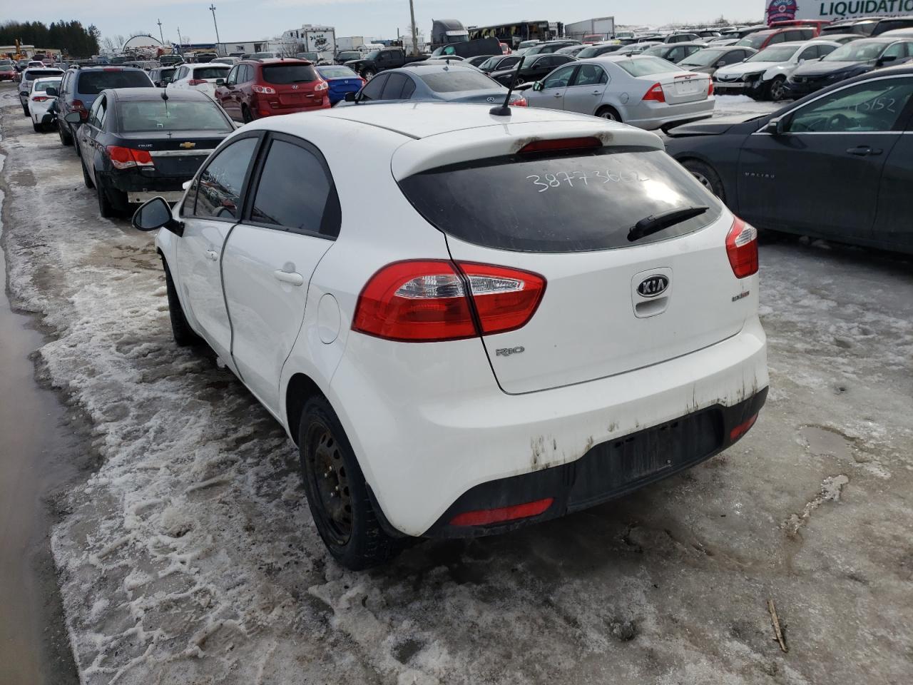 Photo 3 from auction – 2012 KIA RIO EX with VIN KNADN5A3XC6731414
