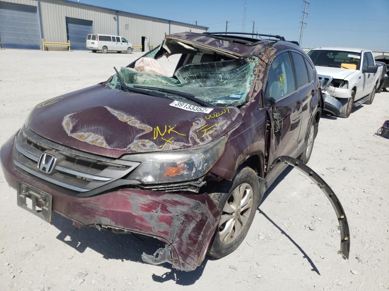 Photo 9 from auction – 2014 HONDA CR-V EXL with VIN 5J6RM3H72EL002007