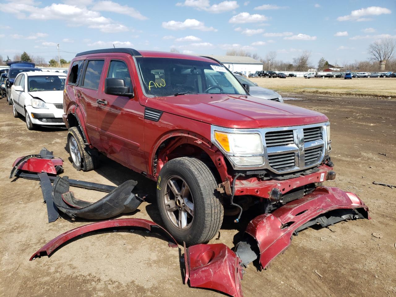 DODGE NITRO 2007 with VIN 1D8GU58K37W664291 - Photo from auction