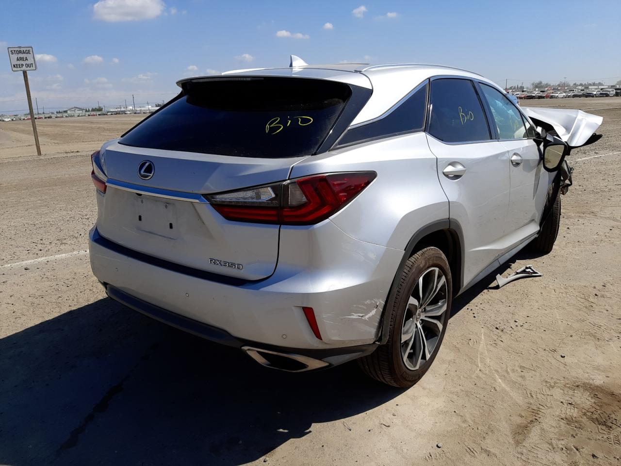 Photo 4 from auction – 2017 LEXUS RX 350 BAS with VIN 2T2BZMCA1HC078049