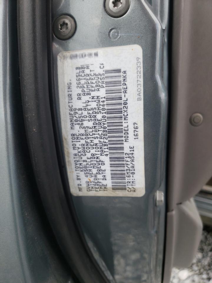 Photo 10 from auction – 2000 TOYOTA AVALON XL with VIN 4T1BF28B0YU010441