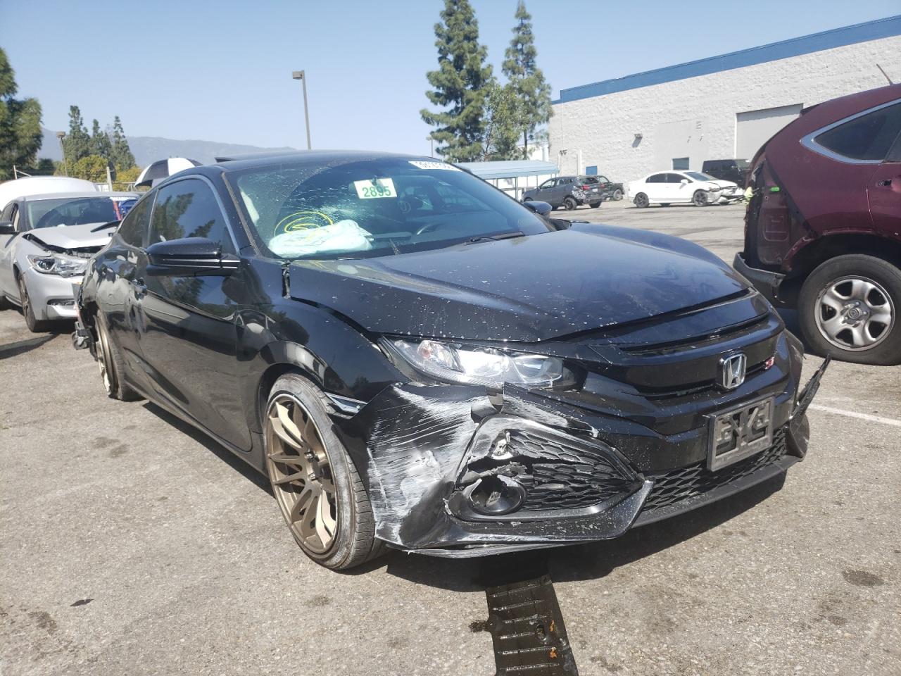 HONDA CIVIC SI 2019 with VIN 2HGFC3A53KH752322 - Photo from auction