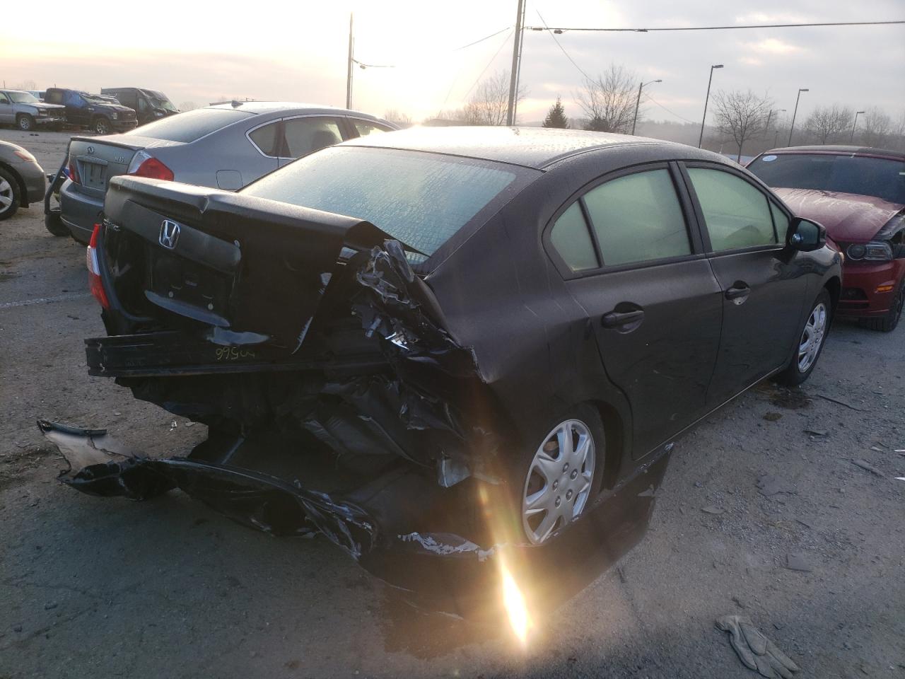 Photo 4 from auction – 2012 HONDA CIVIC LX with VIN JHMFB2F59CS005935