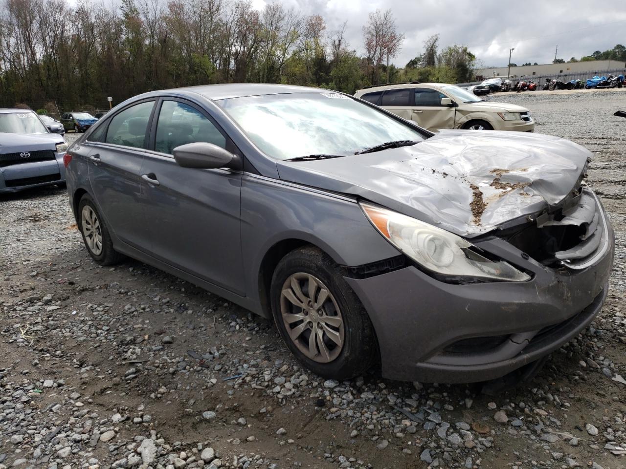 HYUNDAI SONATA GLS 2011 with VIN 5NPEB4AC4BH167886 - Photo from auction