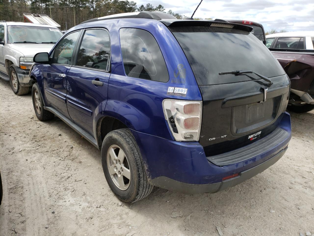 Photo 3 from auction – 2007 CHEVROLET EQUINOX LS with VIN 2CNDL13F476122498