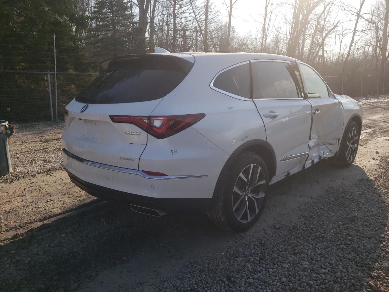 Photo 4 from auction – 2022 ACURA MDX TECHNO with VIN 5J8YE1H42NL009341