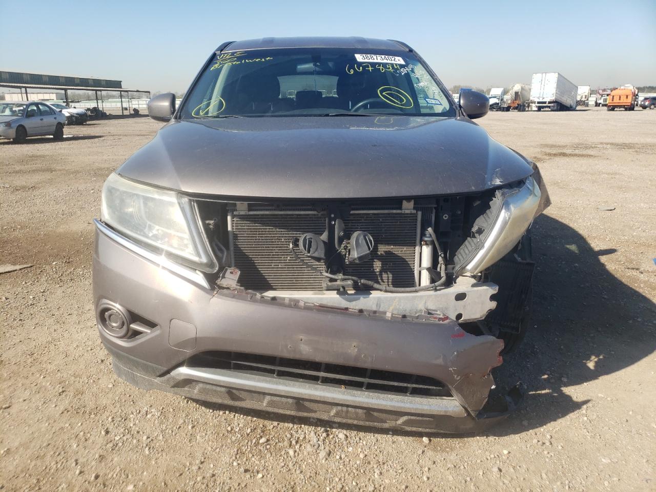 Photo 9 from auction – 2013 NISSAN PATHFINDER with VIN 5N1AR2MN7DC667854