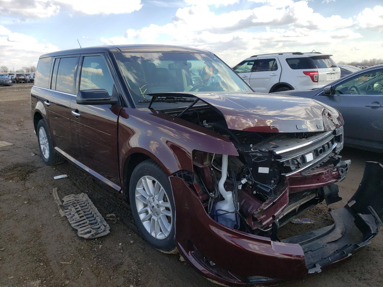 FORD FLEX SEL 2019 with VIN 2FMHK6C83KBA32097 - Photo from auction