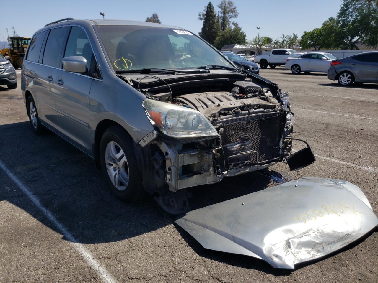 HONDA ODYSSEY EX 2006 with VIN 5FNRL38786B053430 - Photo from auction